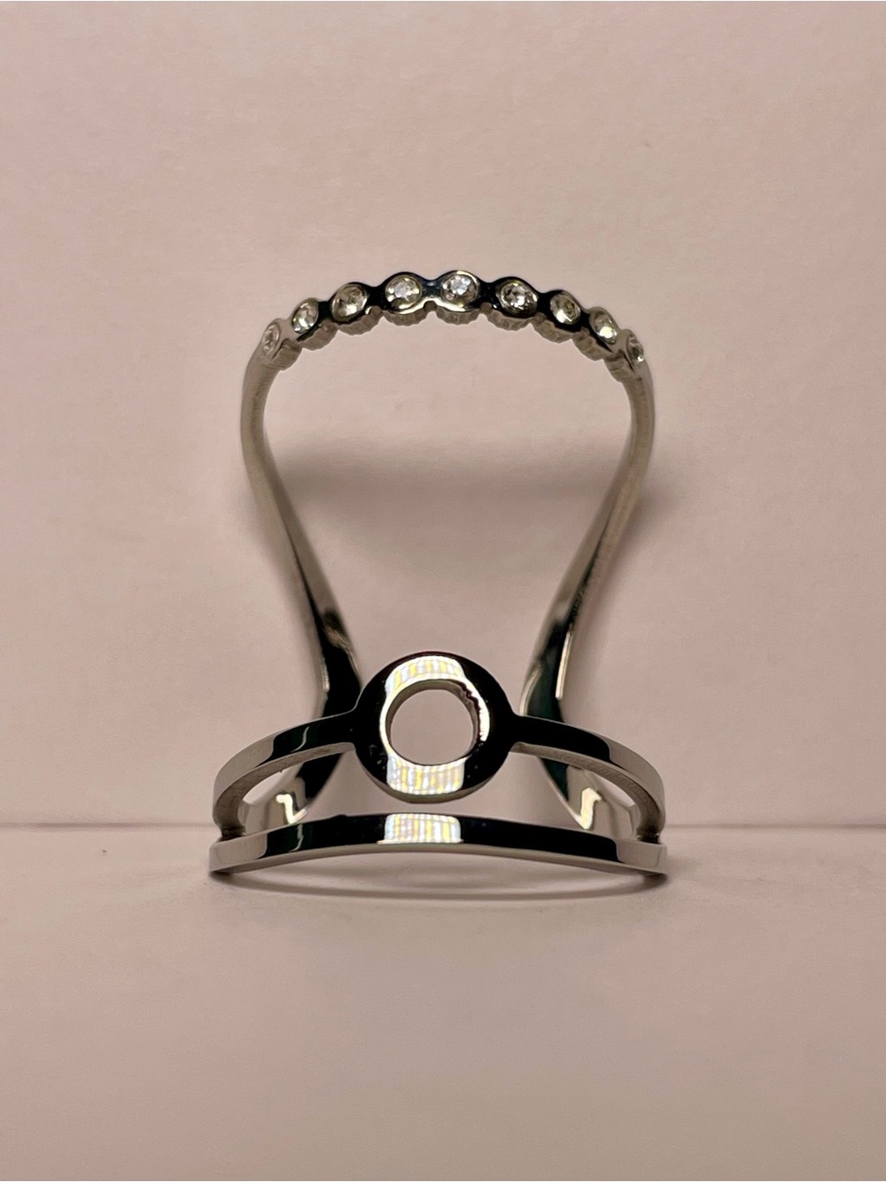 Silver Rhinestone Ring